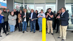 Terra Pharm cuts the ribbon and officially opens its first medical marijuana dispensary in Uniontown, Pa., on March 30, 2026.