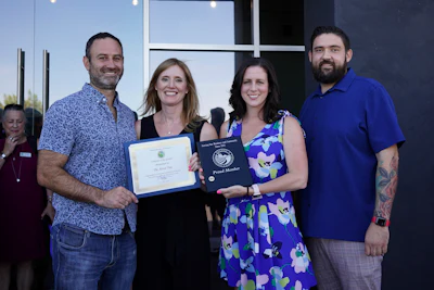 The Artist Tree owners during the grand opening of the company's first location in Fresno in July 2022.