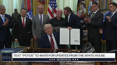 President Trump signs an executive order on April 18, 2026, to accelerate medical research into the therapeutic benefits of psychedelic drugs.