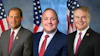 U.S. House Reps. Andy Barr, R-Ky., (from left), Russell Fry, R-S.C., and James Comer, R-Ky.