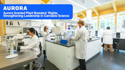 A Canadian grant protects Aurora‑developed genetics bred through the company&rsquo;s advanced research and breeding program.