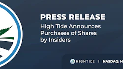 High Tide Inc High Tide Announces Purchases Of Shares By Inside