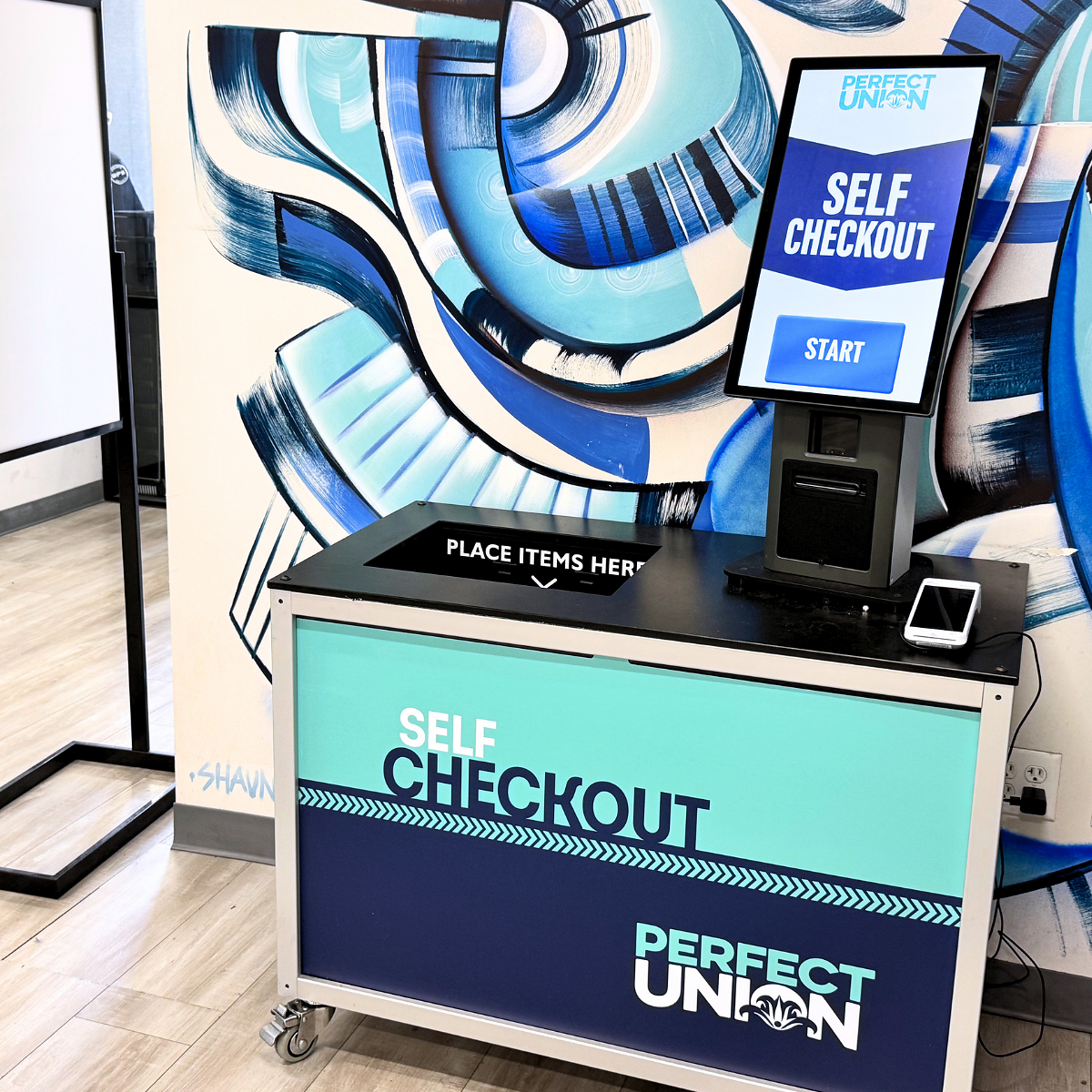 Perfect Union Northside is the first cannabis dispensary in California approved by the DCC to launch RFID-powered self-checkout technology, powered by EXO.