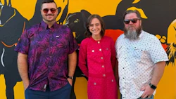 Abbey Perl (center), a sales rep with The Botanist cannabis product brand in New Jersey, with two colleagues. The Botanist sales reps recently voted to unionize with UFCW Local 360, extending the union's membership drive even further along the cannabis industry's supply chain.