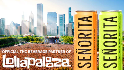 Senorita Official Thc Beverage Partner Lollapalooza 2026