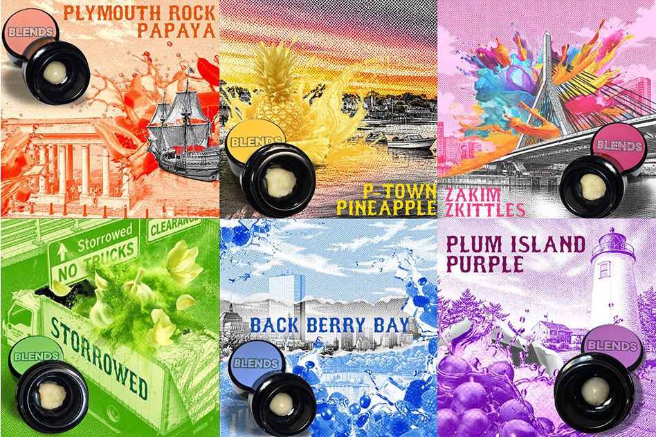 Bountiful Farms introduced Blends, a new line of live hash rosin inspired by the people, places and traditions that make Massachusetts unique.