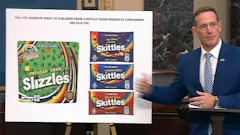 U.S. Sen. Ted Budd, R-N.C., speaking in support of his amendment on Aug. 5 on the Senate floor.
