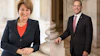 U.S. Sens. Amy Klobuchar, D-Minn. (left), and Ted Budd, R-N.C.