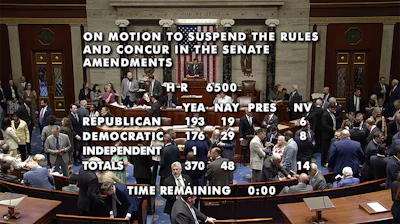 Final House Vote Cr