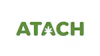 ATTACH brand logo with green text and white leaf icon
