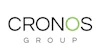 Cronos Group logo featuring black text with green circular accent