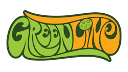 Green Lyme logo featuring stylized text in a lime green and golden yellow organic tube design