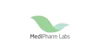 MediPharm Labs logo featuring abstract green leaf design with company name in gray text