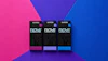 Three ROVE product boxes in pink, purple, and blue displayed against gradient background