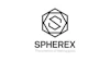 Spherex logo featuring geometric hexagon with nested 'S' symbol and tagline 'The science of feeling good'