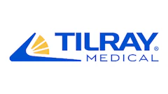 Tilray Medical logo with blue curved icon and gold accent lines