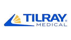 Tilray Medical logo with blue curved icon and gold accent lines
